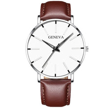Load image into Gallery viewer, 2020 Minimalist Men's Fashion Ultra Thin Watches Simple Men Business Stainless Steel Mesh Belt Quartz Watch Relogio Masculino
