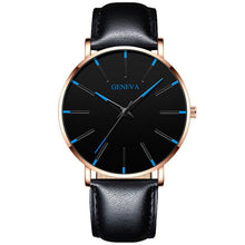 Load image into Gallery viewer, 2020 Minimalist Men's Fashion Ultra Thin Watches Simple Men Business Stainless Steel Mesh Belt Quartz Watch Relogio Masculino
