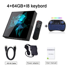 Load image into Gallery viewer, Tv box Android 9.0 A95X  Rockchip 4G 32GB 64GB Android box Bluethooth 2.4/5.0G WiFi Google Play Smart Android Tv box
