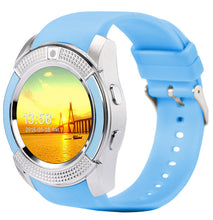 Load image into Gallery viewer, V8 Smart Watch Bluetooth Smart Watch Touch Screen Wrist Watch With Camera SIM Card Slot Waterproof Sports Watch For Android IOS
