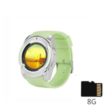 Load image into Gallery viewer, V8 Smart Watch Bluetooth Smart Watch Touch Screen Wrist Watch With Camera SIM Card Slot Waterproof Sports Watch For Android IOS
