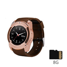 Load image into Gallery viewer, V8 Smart Watch Bluetooth Smart Watch Touch Screen Wrist Watch With Camera SIM Card Slot Waterproof Sports Watch For Android IOS
