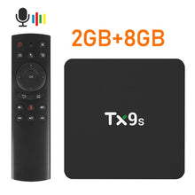 Load image into Gallery viewer, Android 9.0 TX9s TV Box 2GB 8GB Set Top Box 2.4G Wifi 4K  Youtube Assistant Media player Very Fast top Box
