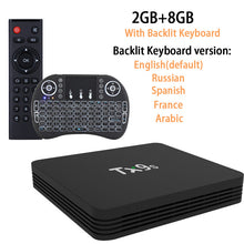 Load image into Gallery viewer, Android 9.0 TX9s TV Box 2GB 8GB Set Top Box 2.4G Wifi 4K  Youtube Assistant Media player Very Fast top Box
