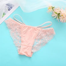 Load image into Gallery viewer, FINETOO Sexy Lace Panties Women Underwear M-XL Hollow Band Sexy Briefs Female Lingerie 7 Colors Floral Ladies Underpants Panties
